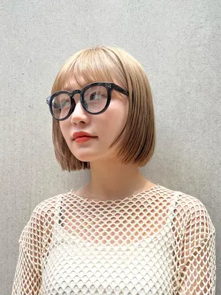 ミディアム カラー レイヤー専門家 ダブルカラー修のヘアスタイル