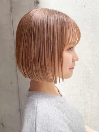 ショート カラー ✂︎HITOMI✂︎ 副店長のヘアスタイル