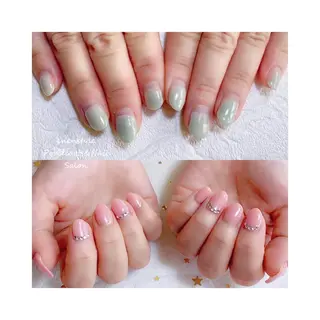 ミディアム ネイル 👑enen style👑のネイルデザイン