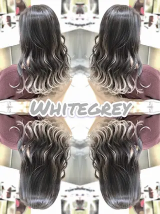 ロング カラー 永島 桜のヘアスタイル