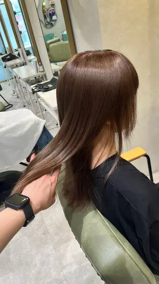 ロング カラー 新宿/ヘアカラー AiNAのヘアスタイル