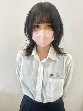ミディアム パーマ 🍒KIKUCHI KANAE🍒のヘアスタイル