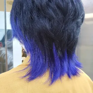 カラー 推しアニメカラー🌈 ツヤ透明感カラー🦄のヘアスタイル