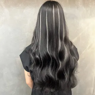 ロング ❤️‍🔥シールエク ＋カラー京❤️‍🔥のヘアスタイル