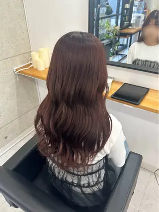 ロング カラー ヘアセット🎀透明感 カラーHiROEのヘアスタイル