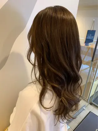 セミロング カラー メンズ 女性指名人気no.1 尾崎のヘアスタイル