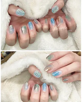 ネイル フルリール 【プライベートサロンのネイルデザイン