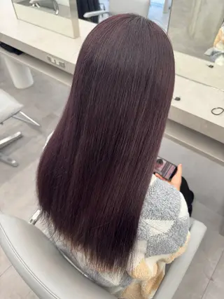 ロング カラー 🎀ブリーチ🎀栄 艶カラー/yukiのヘアスタイル