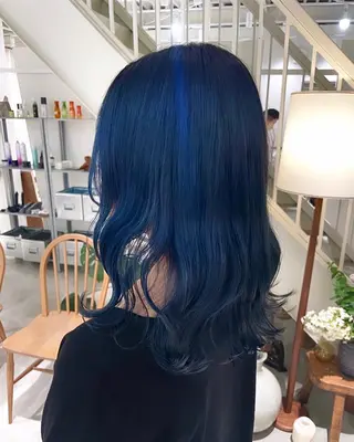 ロング カラー 林 千聖のヘアスタイル