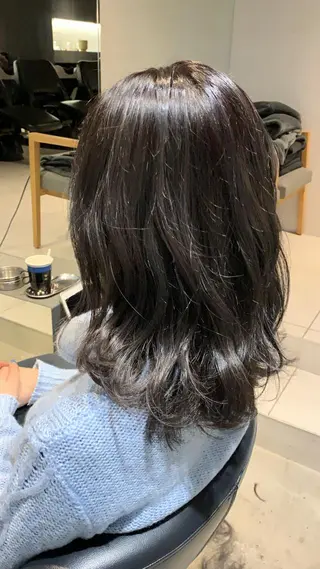 ミディアム カラー パーマ 🌈艶髪/髪質改善 新宿itouのヘアスタイル