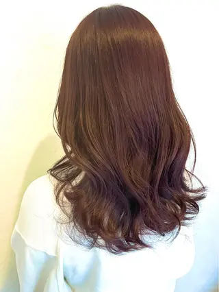 セミロング カラー 伊藤 さやかのヘアスタイル