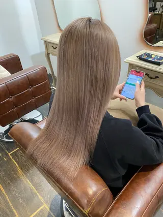 ロング カラー パーマモデル募集中 渥美翔人のヘアスタイル
