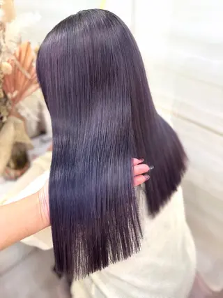 セミロング カラー 🩶鈴木茉奈🩶艶髪 /透明感/暖色カラーのヘアスタイル
