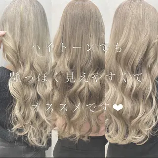 ミディアム カラー ヘアアレンジ LAVENDIA 初音のヘアスタイル