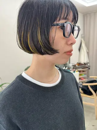 ショート カラー Hareru 豊田 修廣のヘアスタイル