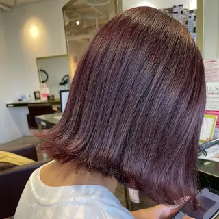 ミディアム カラー 岩戸 新のヘアスタイル