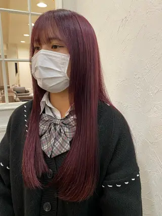 ロング 前橋 姫奈のヘアスタイル