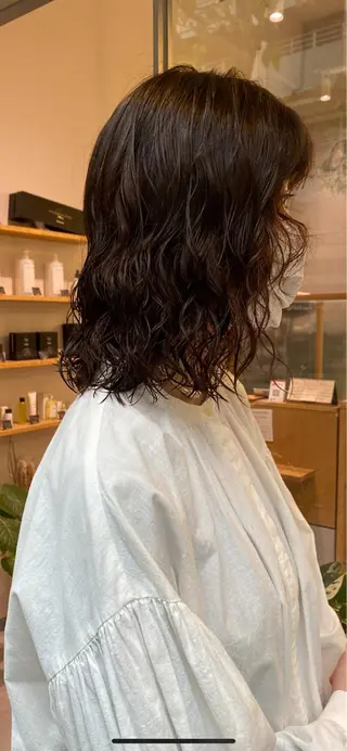ミディアム パーマ 韓国好き🇰🇷 美容師MIKUのヘアスタイル