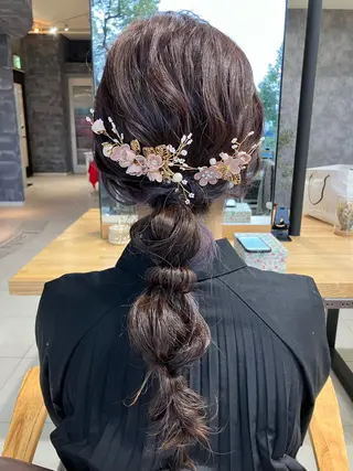 ヘアアレンジ 🦔Laulu 菅原綾乃のヘアスタイル