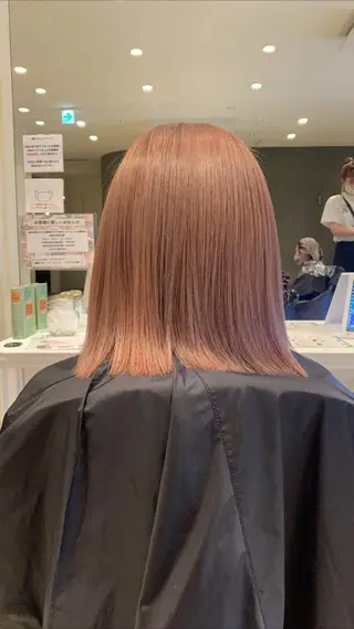 ミディアム カラー SAKINO. ベージュカラーのヘアスタイル