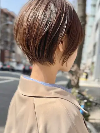 ショート ショート/レイヤー /札幌/小山内のヘアスタイル