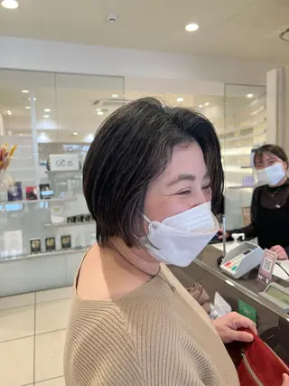 ショート ボブ/ 似合わせ🥀原ちひろのヘアスタイル