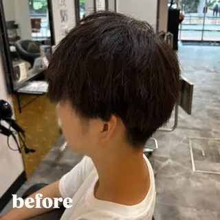 ショート メンズ 松本|似合わせ眉 ×まつげパーマ×ヘアの眉毛・アイブロウイメージ