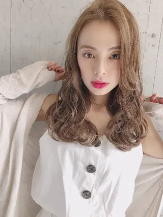 セミロング Hair make genie所属・シノヅカ ケンゾーのヘアスタイル