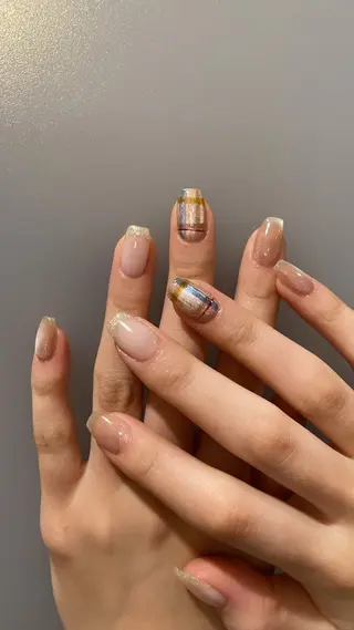 ネイル crystal ⭐︎ colorのネイルデザイン