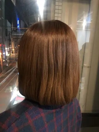 ショート カラー 髪質改善&ブリーチ 伊勢 祐一郎のヘアスタイル