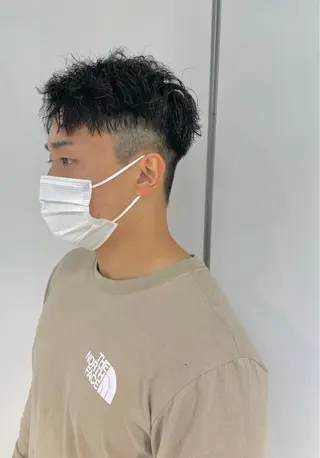 パーマ メンズ 🍮中山詩乃🍮顔 まわりデザイン◎のヘアスタイル