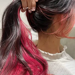 ロング カラー しみず さきのヘアスタイル