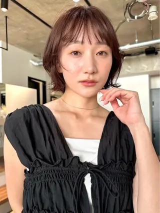 ミディアム カラー パーマ 💍🧸カラーモデル 募集中🧸💍のヘアスタイル