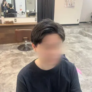 ミディアム メンズ ヘア✂️＆アイ👁️ 🫧ﾐﾕｳ🫧のヘアスタイル