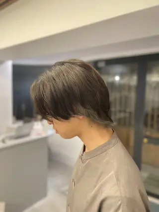 ショート メンズ 絶対綺麗な暖色カラー 🎯あります✨増渕✨のヘアスタイル