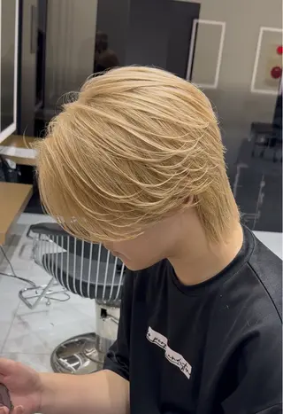 カラー メンズ 菅野 心悠/メンズヘアのヘアスタイル