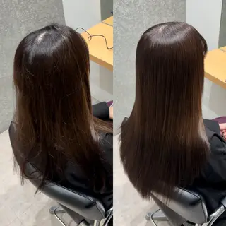 ミディアム カラー 髪質改善ヘアケア 艶髪特化/上田のヘアスタイル