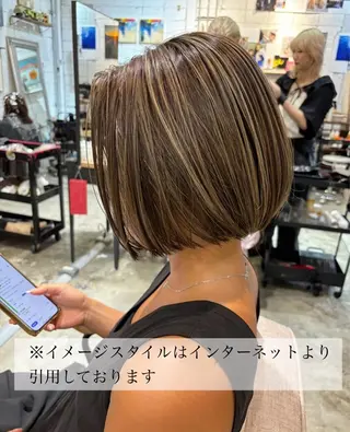 カラー 内田 めいのヘアスタイル