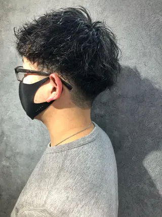 パーマ メンズ Noyヨシモト ヒロトのヘアスタイル