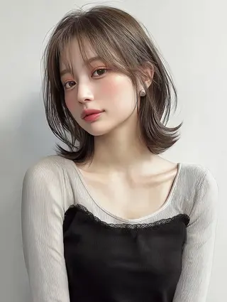 ロング ヘアアレンジ レイヤー／Wカラー ／マッキーのヘアスタイル