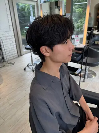 パーマ メンズ 谷口 莉々葵のヘアスタイル