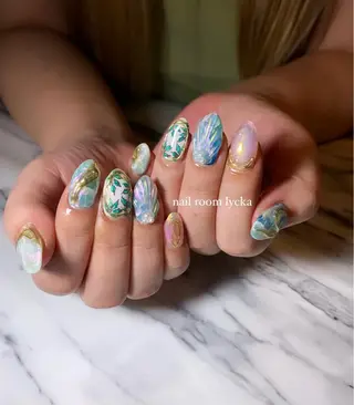 ネイル ﾈｲﾙﾙｰﾑﾘｯｶ 𝐦𝐚𝐲𝐮のネイルデザイン