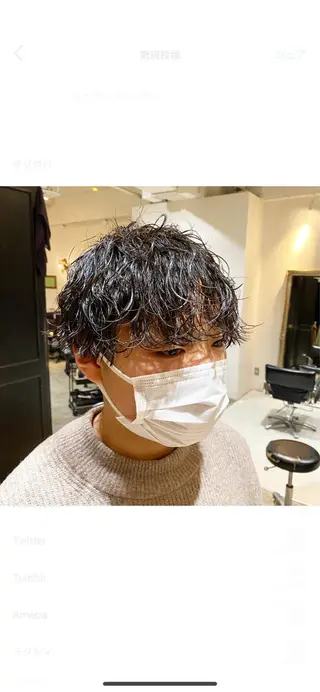 ミディアム バレイヤージュ職人 🔥代表YU-SHIのヘアスタイル