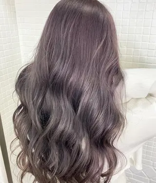 ロング カラー ANKH CROSS 🦋mako🦋のヘアスタイル