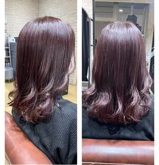 セミロング MIKU ナチュラルヘア✂️✨のヘアスタイル