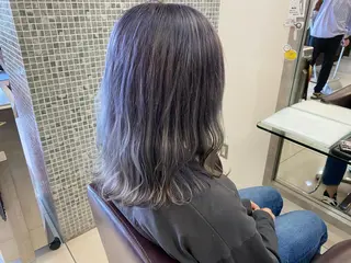 セミロング カラー 鈴木 翔梧のヘアスタイル