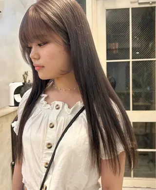 ロング カラー じゅわっと暖色カラー 🍊Moemiのヘアスタイル