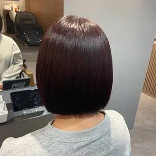 ショート Mimi🎀ブリーチ なし透明感 Ｗカラーのヘアスタイル