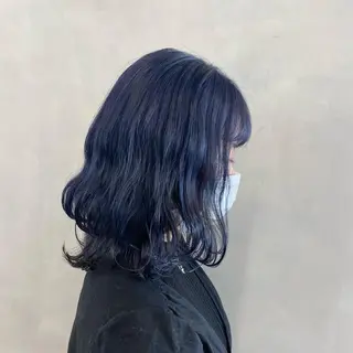 ミディアム カラー 🩵ブリーチカラー 🐈MIORI🩵のヘアスタイル