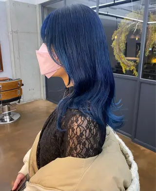 ロング カラー ハイトーン/デザイン hirokiのヘアスタイル
